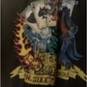 Nikki Sixx clothing line ltd edition vintage shirt